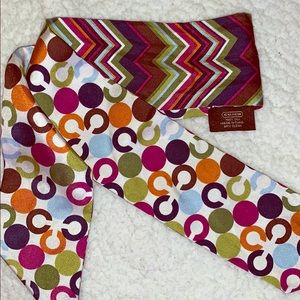Coach purse scarf